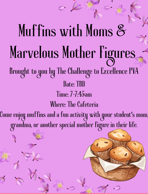 Image of Muffins with Mom flyer