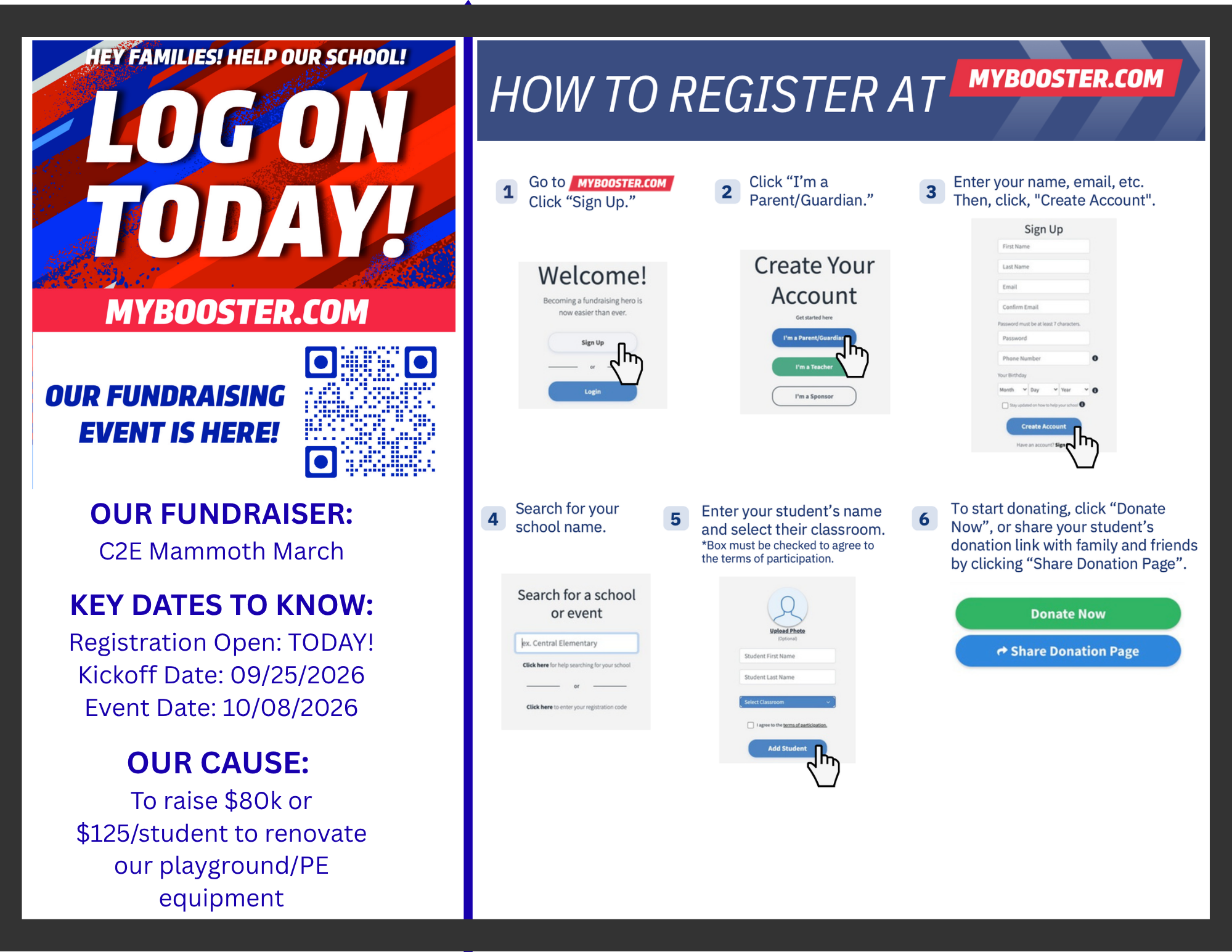 Mammoth March Registration