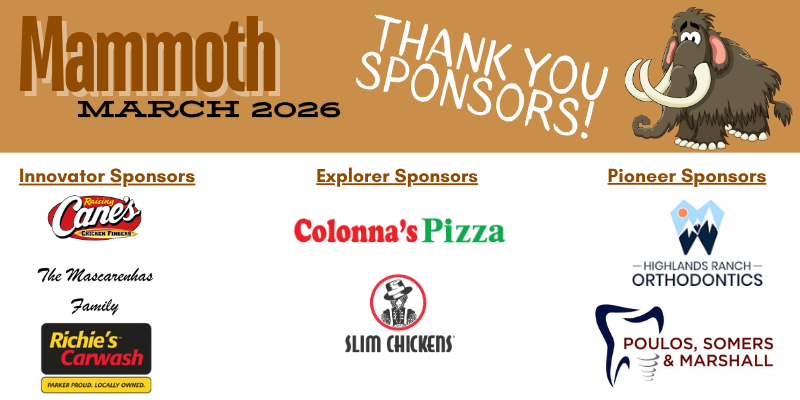 Mammoth March Sponsors 2026